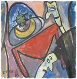 Christina Conrad, Untitled, gouache on paper