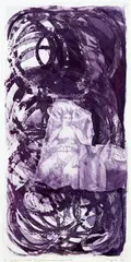Miriam Saphira, Judging the Artist Disguised in a Donkey’s Hat, screenprint, 1/1