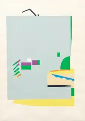 Gordon Crook, Island Bay, screenprint, 3/10
