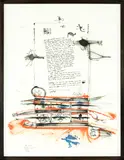 John Pule, Restless Spirit, lithograph, 6/20