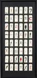 Richard Killeen, Running with the fish, acrylic on jeweller’s tags, 48 parts