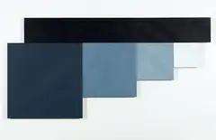 Milan Mrkusich, Achromatic Progression, acrylic on Belgian linen, six panels