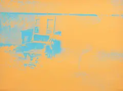 Electric Chair by Andy Warhol, 1971, Screenprint in colours, on wove paper, the full sheet,, sold Aug 2018