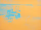 Electric Chair by Andy Warhol, 1971, Screenprint in colours, on wove paper, the full sheet,, sold Aug 2018