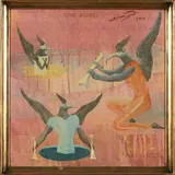 Bill Hammond, Bone Buddies, acrylic on canvas