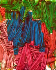 Wallace by Judy Millar, oil and acrylic on canvas, sold Aug 2018
