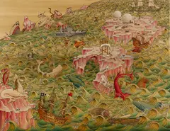 Roger Mortimer, The Rapture, acrylic on canvas
