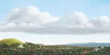 Peter Siddell, Untitled – View of Auckland with Pah Homestead, oil on canvas