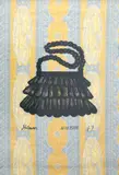 Jacqueline Fraser, Hitman, oilstick on Parisian fabric