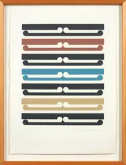 Gordon Walters, Kura, screenprint, 72/150
