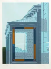 Peter Siddell, Window, screenprint, 126/150