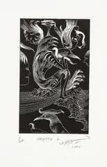 Pretty 2 by Bill Hammond, lithograph, 1/24, sold Jul 2018