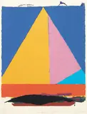 Gretchen Albrecht, Sundial, colour lithograph, 110/125
