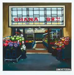 Bhana Bros. by Josh Lancaster, lithograph, 11/20, sold Jul 2018