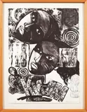 Robyn F. Kahukiwa, Kia Ora, lithograph, A/P