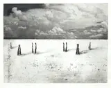 Elizabeth Thomson, Passing Storm, lithograph, 6/25