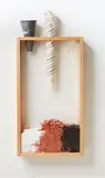 Julia Morison, I Ching, They are as good as over now, mixed media in artist's vitrine