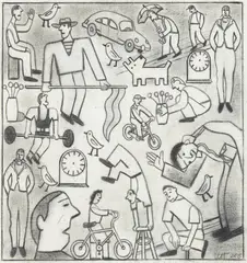 Barry Lett, Untitled, graphite on cotton