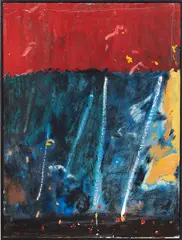 Stratified Sample by Matt Arbuckle, oil on board, offered Jul 2018