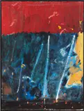 Matt Arbuckle, Stratified Sample, oil on board