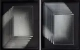 Andrew Beck, Glass Strata, gelatin silver prints, diptych
