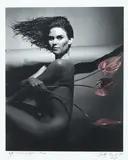 Sally Tagg, Bearer of Light – Hine, hand-coloured black and white photo, 1/25