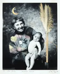 Sally Tagg, Perpetual Renewal, hand-coloured black and white photograph, A/P
