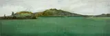 David Shennan, North Head and Rangitoto Island, oil on linen