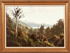 Jonathan White, Tongariro, oil on canvas