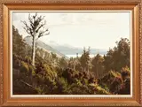 Jonathan White, Tongariro, oil on canvas