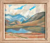 Sydney Lough Thompson, Cloud Shadows, Lake Sarah, oil on canvas