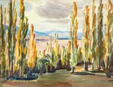 Eana B. Jeans, Clutha Valley, watercolour
