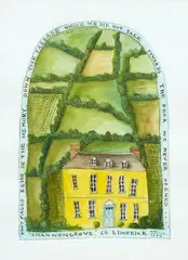 Mark Wooller, Shannongrove, Co. Limerick, ink and watercolour on paper