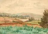 Frederick M Sedgwick, Untitled – Landscape, watercolour