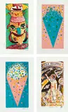 Muka Youth Prints, Four prints by artists Jenny Dolezel, Nigel Brown and Rodney Fumpston