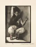 Victoria Edwards, Female Nude, photolithograph, artist’s impression, 6/50