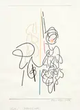 Edgar Mansfield, Listen (Talking Scribble), silkscreen print, edition of 25