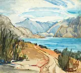 Eana B. Jeans, Wanaka, watercolour