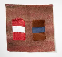 Two Bags by Donald Sinclair Driver, mixed media, 1977, sold Jun 2018