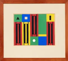 Untitled by Gordon Walters, gouache on paper, 1955, sold Jun 2018