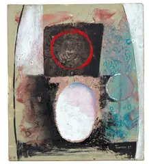 Untitled D by Dennis Knight Turner, oil on board, offered Jun 2018