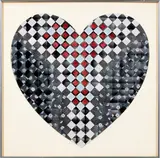 Miriam Schapiro, In the middle of a kiss, quilted collage