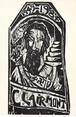 Nigel Brown, Philip Clairmont: 1949 – 1984, woodcut print