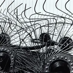 Hay Tedder by Peter Peryer, gelatin silver print (printed 27 August 1989), sold Jun 2018