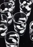 Tumblers by Peter Peryer, gelatin silver print, sold Jun 2018