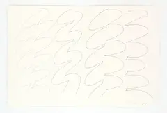 Julian Dashper, Untitled, graphite on recycled paper