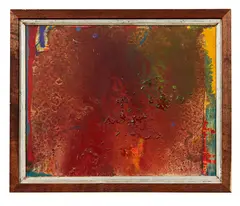 The Wall by Philip Trusttum, oil on board, sold Jun 2018