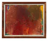 Philip Trusttum, The Wall, oil on board