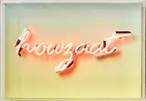 Jon Campbell, Howzaat, Neon and Perspex, 2002