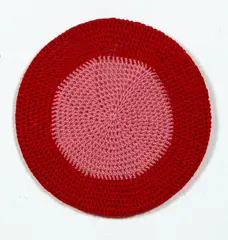 Ani O’Neill, From the Cottage Industry series, wool on steel ring